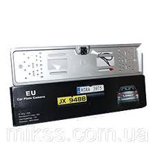  Камера заднего вида в рамке 4 LED 111S(серая) 10056