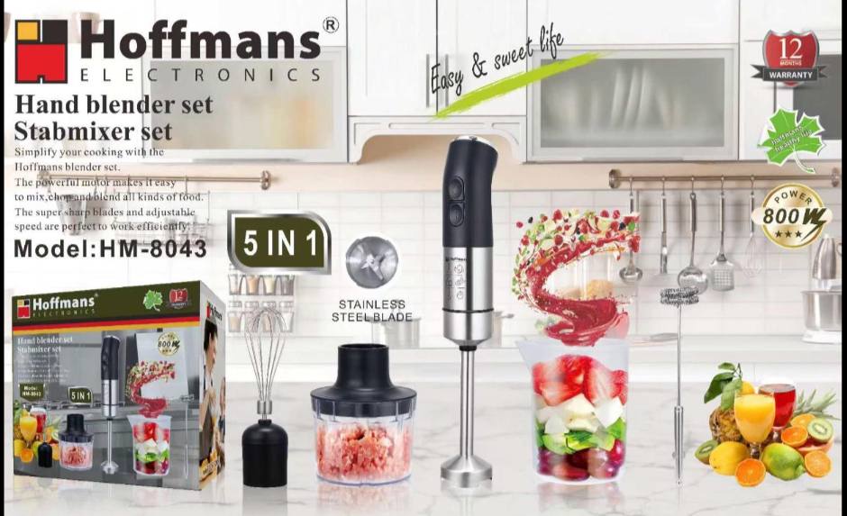  Блендер Hoffmans 5in1 800W HM-8043 (20)(11249)(44) 11249
