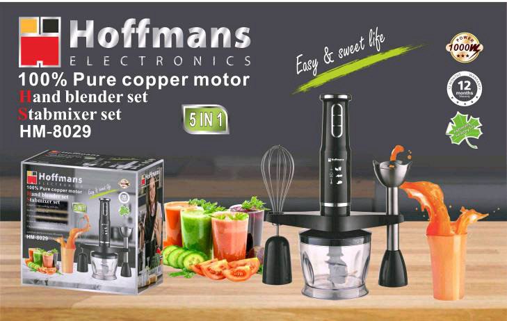  Блендер Hoffmans 5in1 1000W HM-8029 (16)(11251)(44) 11251