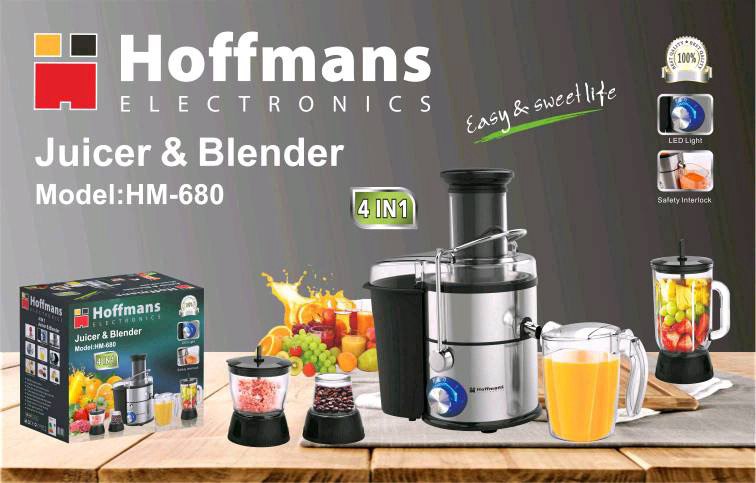  Соковыжималка Hoffmans 4in1 1800W HM-680 (4)(11261)(44) 11261