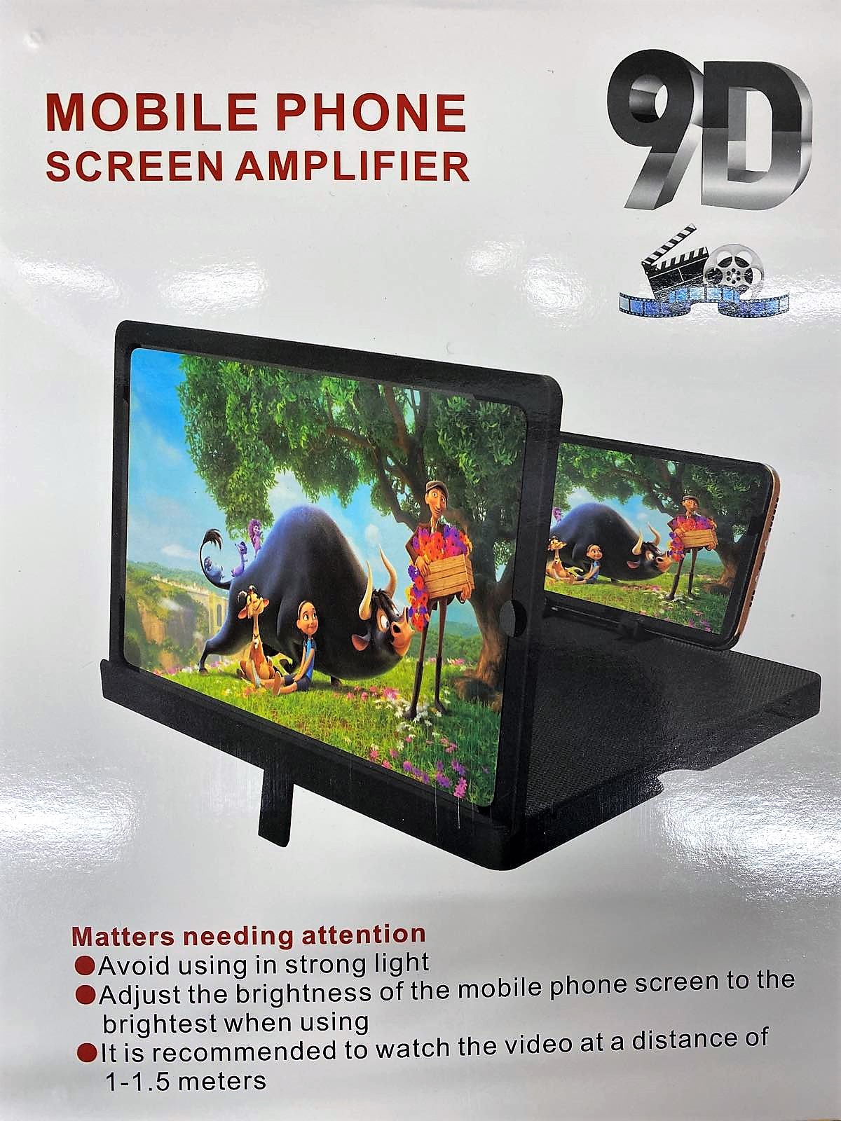  Подставка-увеличитель экрана 9D без пульта для смартфона NJ-500(100)N63(10613) 10613