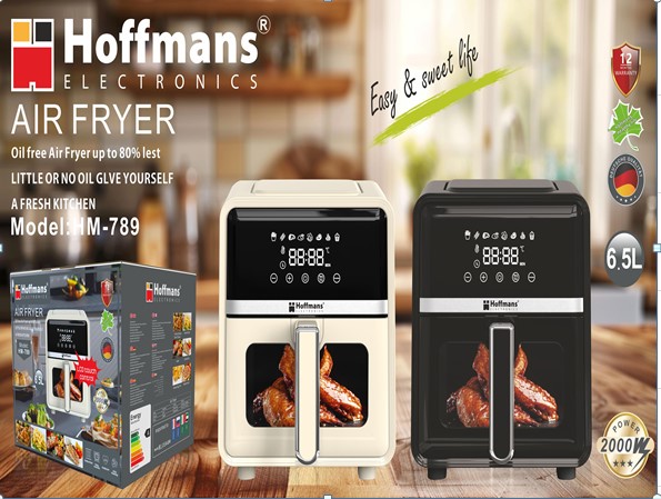  Аэрофритюрница Hoffmans 6.5L 2000W  HM-789 (4)(11380)(44) 11380