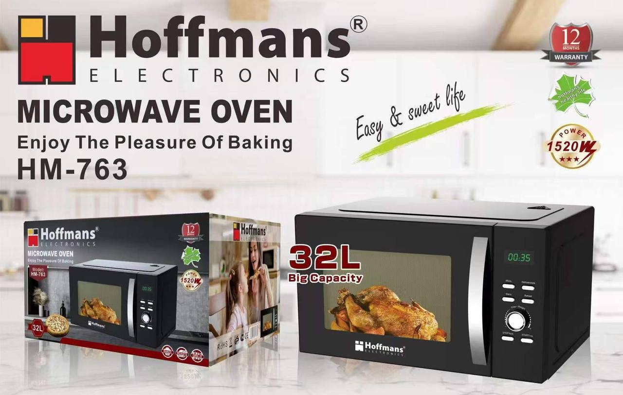  Микроволновка Hoffmans 32L 1520W HM-763 (1)(11369)(44) 11369