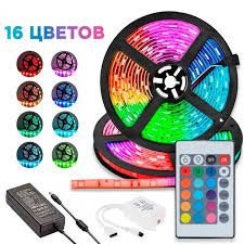  Светодиодная лента RGB 5050 300 LED PVC 5м MAG-58 (60)(10983) 10983