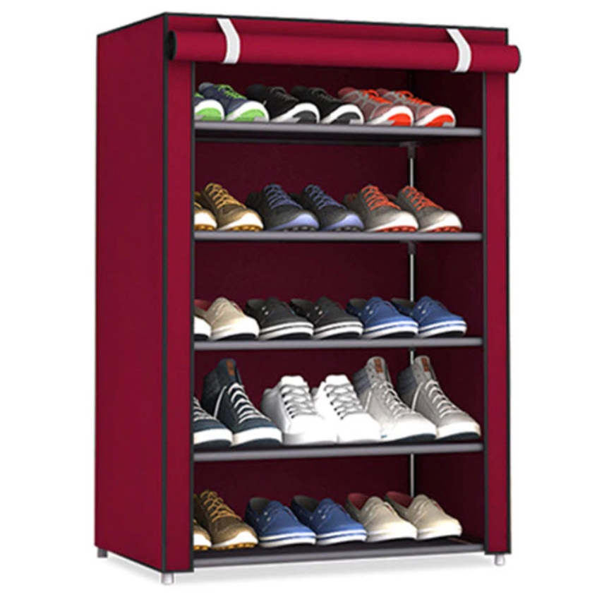  Тканевый шкаф для хранение обуви Shoe Cabinet 5556 MG-223 (24)N21(10237) 10237