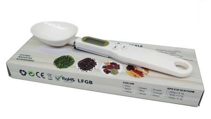  Мерная ложка-весы Digital Spoon Scale электронная цифровая до 500г NJ-192 (100)N6(10246) 10246