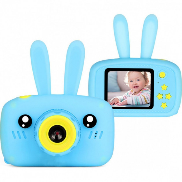  Детская фотокамера Baby Photo Camera Rabbit с автофокусом X-500 (100)N10(10281) 10281