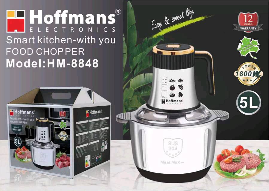  Металический измельчитель Hoffmans 5L 1800W HM-8848 (12)(11227)(44) 11227