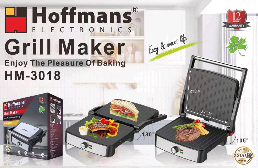  Гриль электрический Hoffmans 2200W HM-3018 (4)(11236)(44) 11236