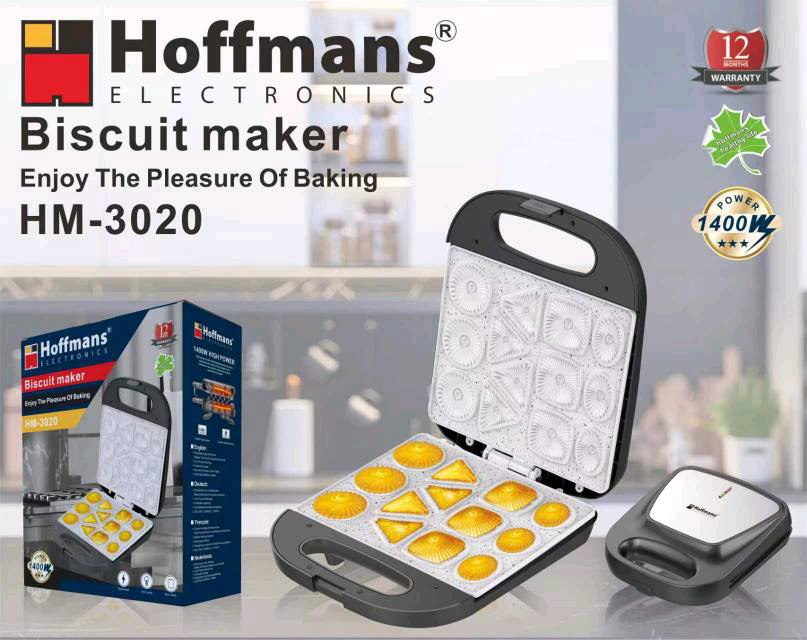  Мультипекарь для печенья Hoffmans 1400W HM-3020 (6)(11238)(44) 11238