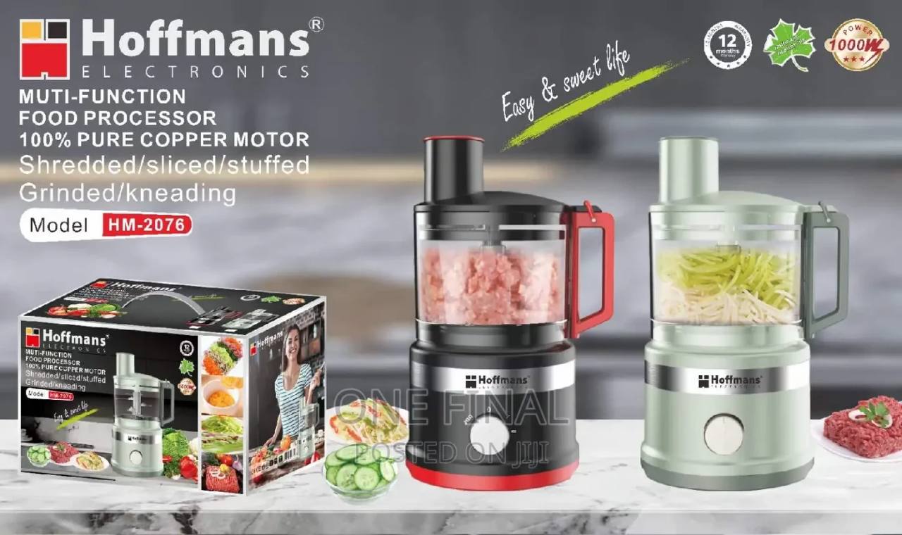  Электрический кухонный измельчитель  Hoffmans 2,5L 1000W  HM-2076(12)(11336)(44) 11336