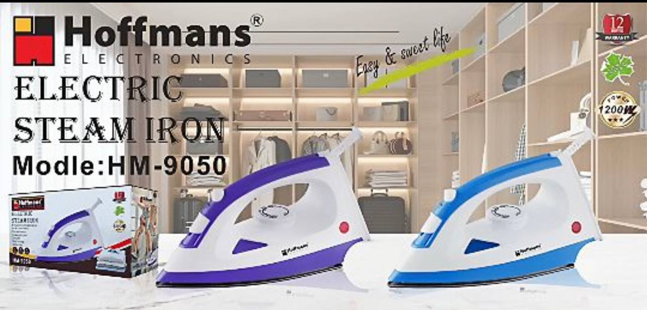  Утюг дорожный Hoffmans 1200W HM-9050 (30)(11342)(44) 11342