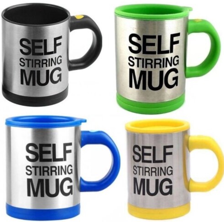  Кружка-мешалка Self Stirring Mug NJ-320 (60)N15(10334)(44) 10334
