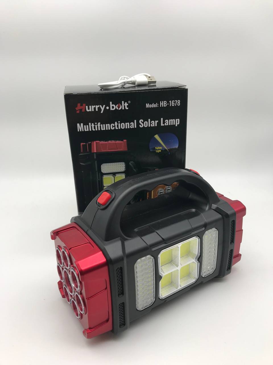  Фонарь Led solar light HB-1678+SOLAR (40) (10796) 10796