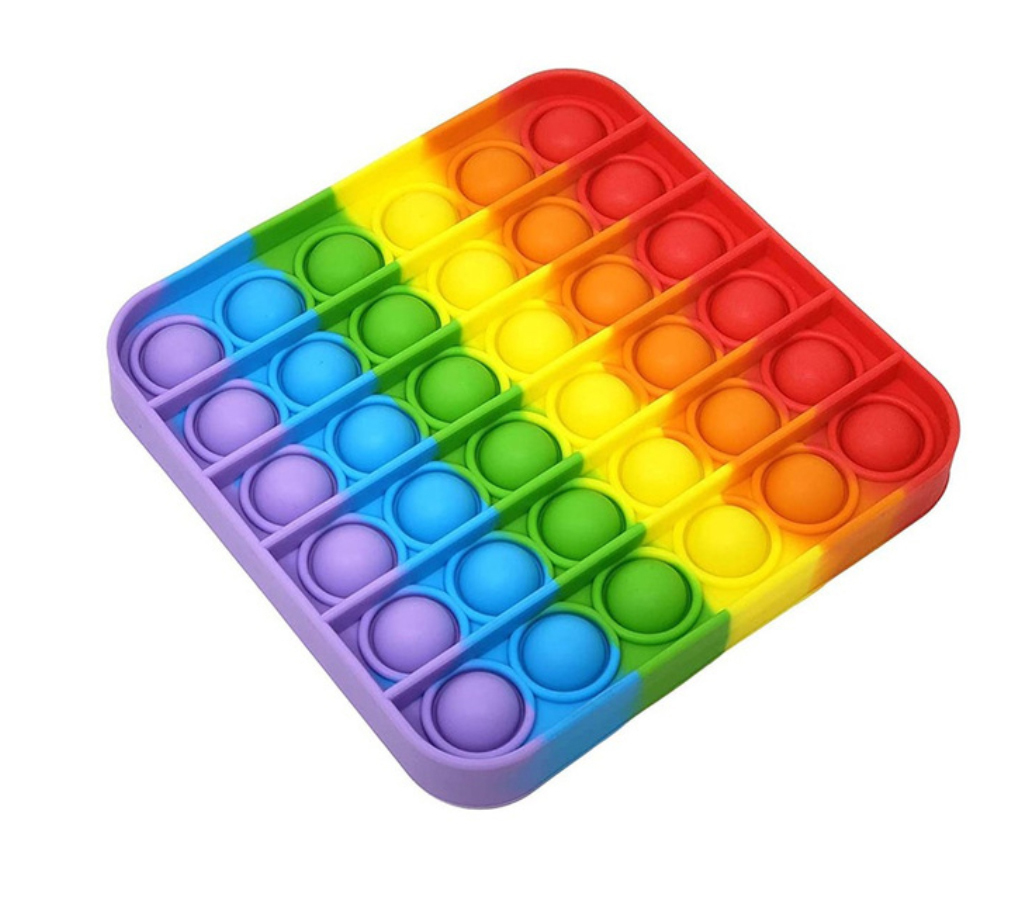  Силиконовая игра-антистресс квадрат NJ-0058 (400)N47(10526) 10526