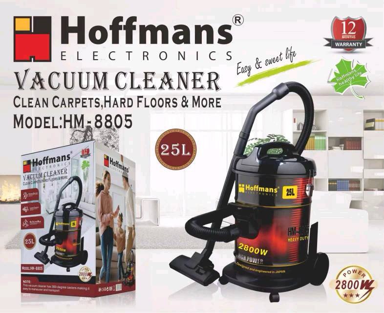  Вакуумный пылесос Hoffmans 25L 2800W  HM-8805 (1)(11211) 11211